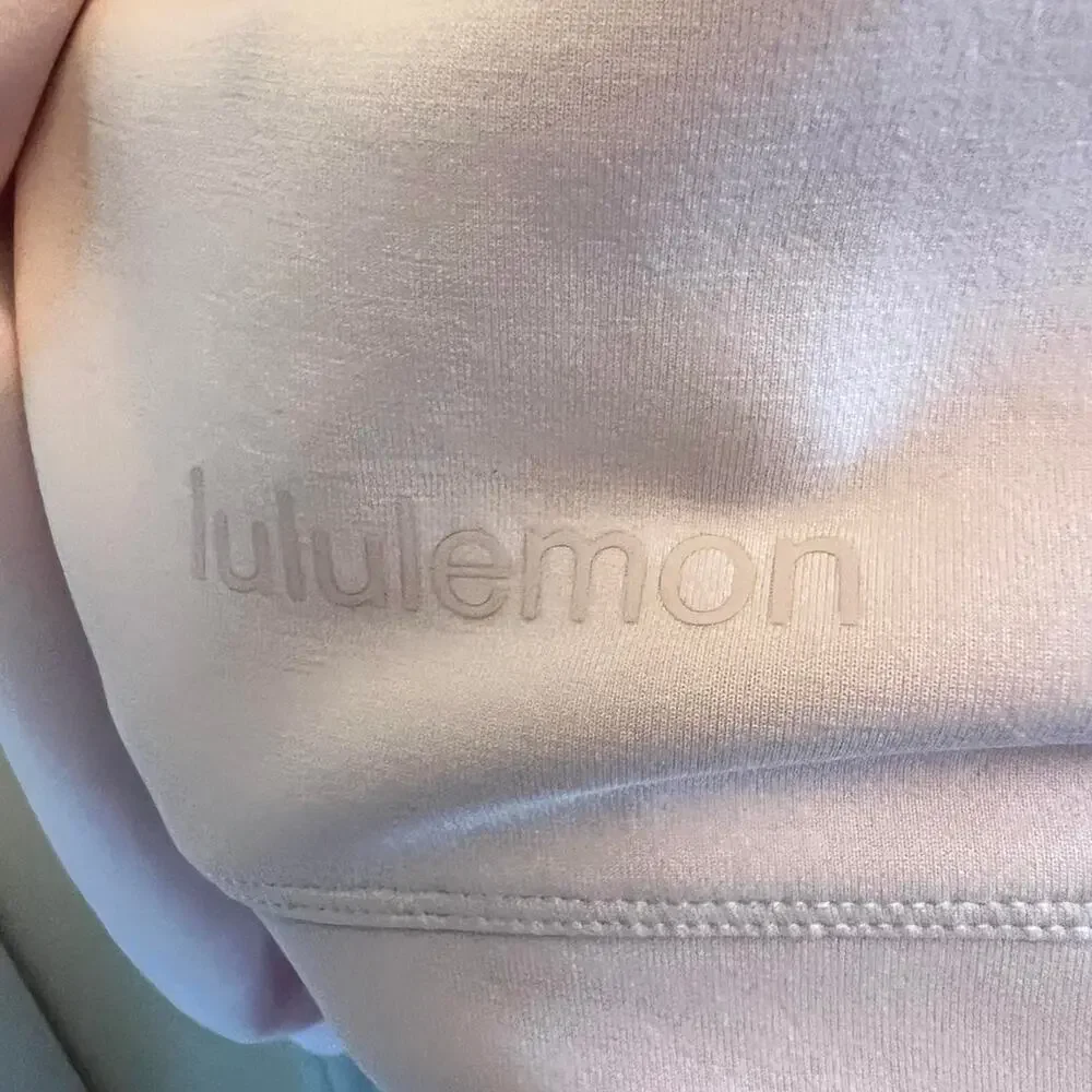 Lululemon softstreme light pink sweatshirt and shorts - Picture 5 of 7